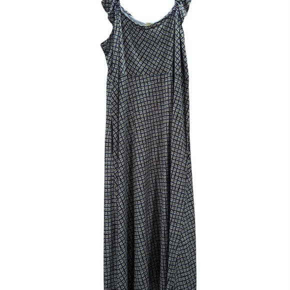 Boden Frill Detail‎ Jersey Midi Dress Sz 14 R Bloom Bud Stretch  NWOT - Picture 5 of 7